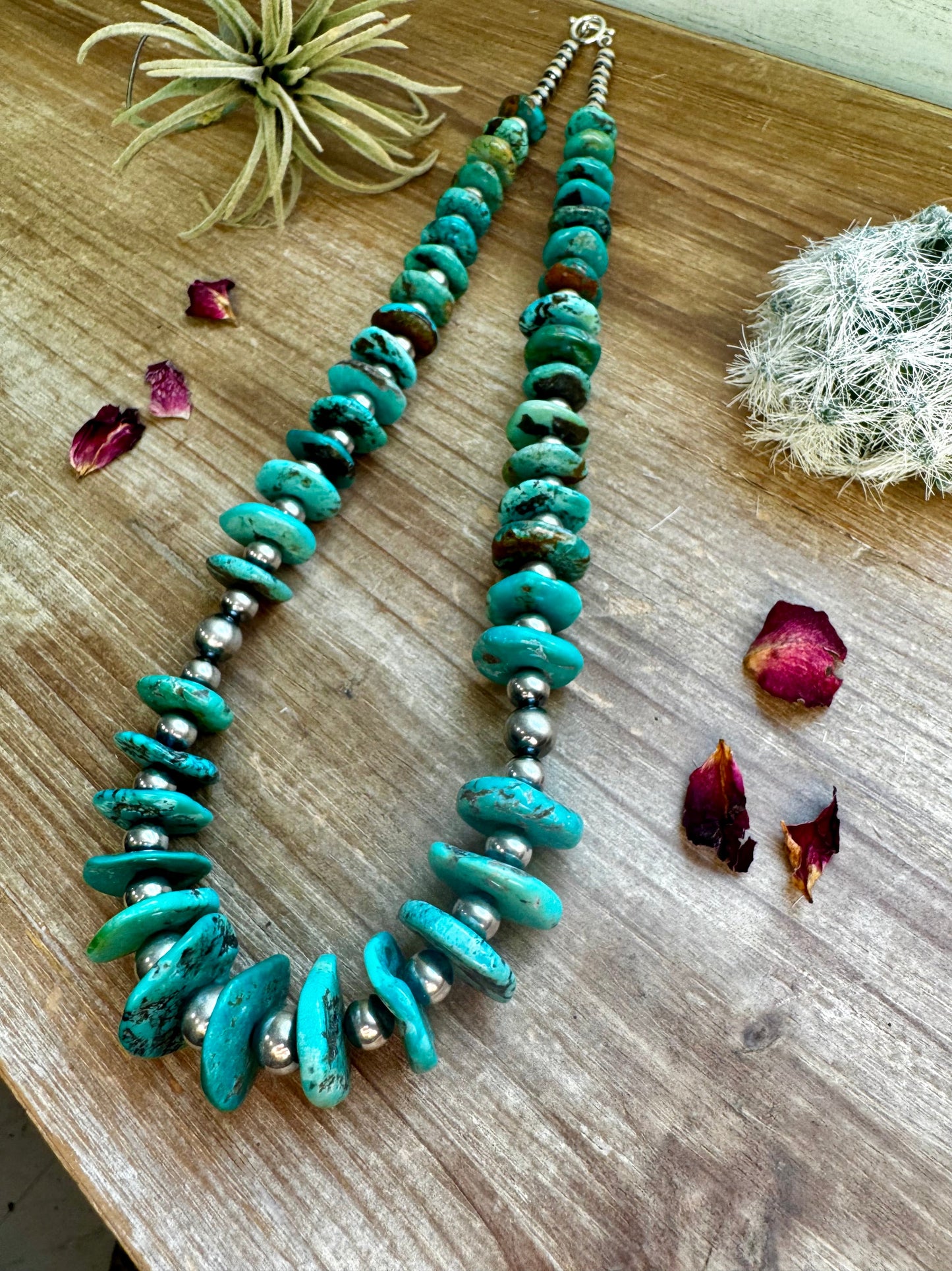 25 inch - NFR collection - sterling silver and turquoise