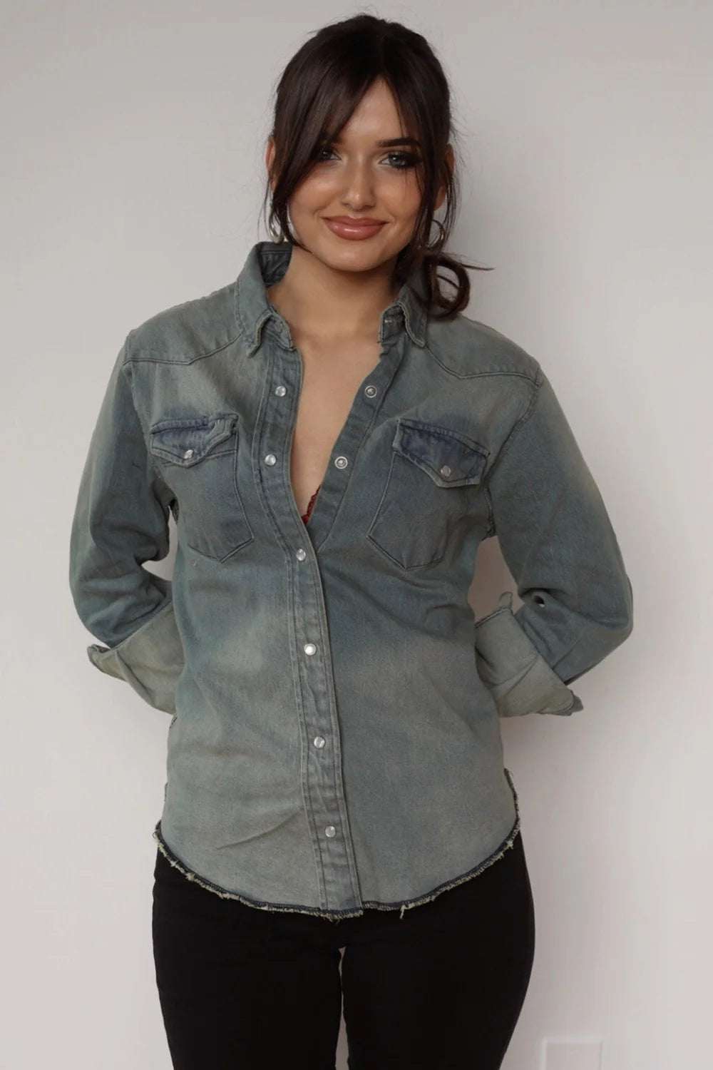 H Bar C Resurgent Women's Denim Shirt