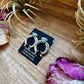 Naja Stud Earrings with Kingman Turquoise – Sterling Silver