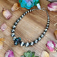 19” Graduated Turquoise Rondelle Necklace