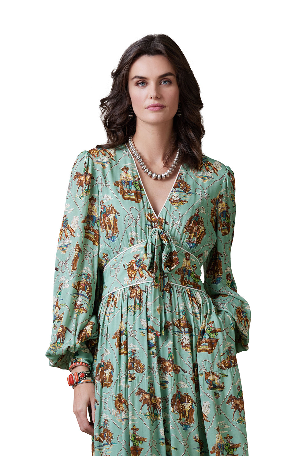 Romance & Rustlers Dress by Double D Ranch at Bourbon Cowgirl