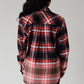 Black, Rust & Blue Plaid Flannel