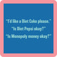 COASTER Diet Coke | Funny Party Gift | Home Bar Decor