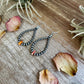 Teardrop Earrings – Sterling Silver with Spiny Oyster Center