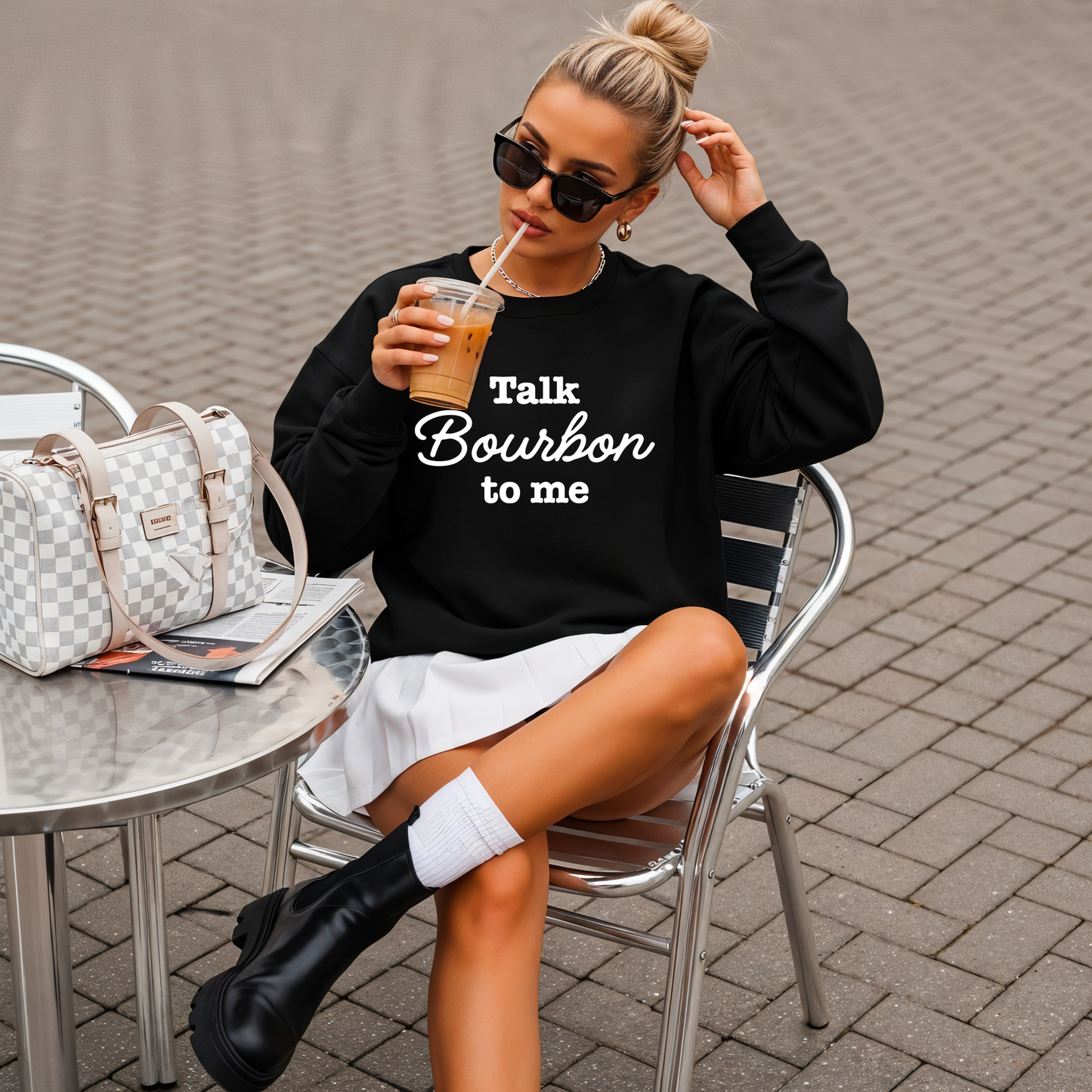 Talk Bourbon to Me Crewneck Sweatshirt
