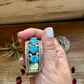 Cuff - Sterling silver Cuff Bracelet with Kingman turquoise
