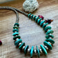 32 inch - NFR collection - sterling silver and turquoise