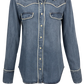 Piped Denim Shirt by Stetson