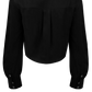 Marlowe Blouse in Washed Black by Folk Saint - Regular Length