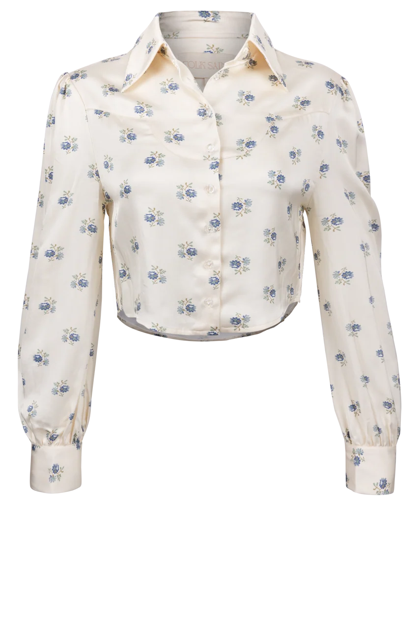 Marlowe Blouse in Kindred Floral by Folk Saint - Regular Length