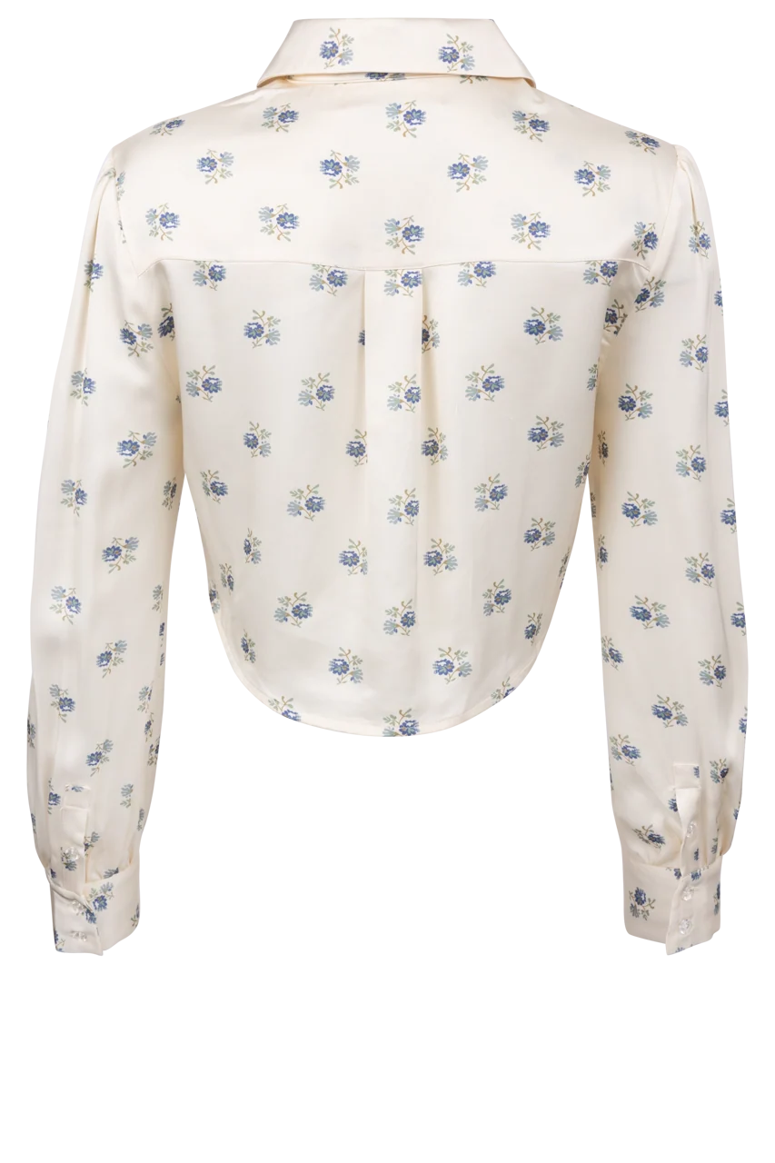 Marlowe Blouse in Kindred Floral by Folk Saint - Regular Length