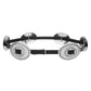Lucky Gem Club Knotted Boho Western Concho Belt - Black