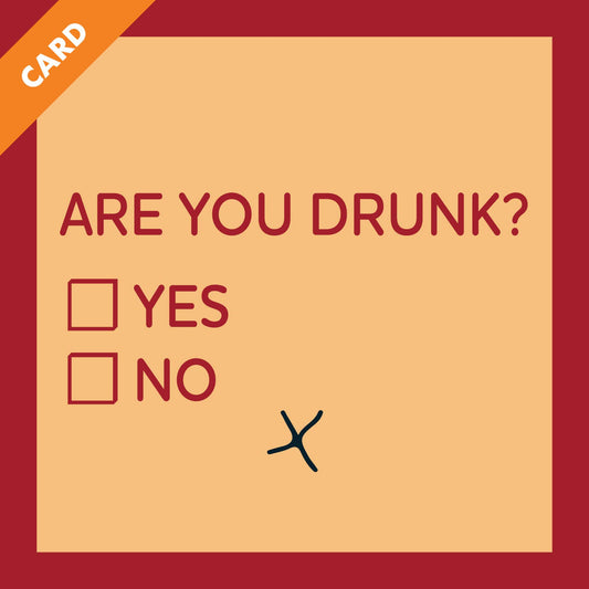 CARD Are You Drunk | Funny Gift | Kitsch Greeting Cards