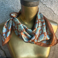 Rust Turquoise Paisley Wild Rag