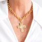 Solid Cross Necklace by Susan Shaw