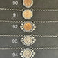 93 - Sterling Silver Mercury Dime Fixed Chain Necklace by Jason Ogg
