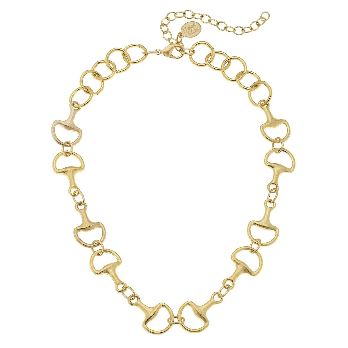 Gold Horse Bit Necklace by Susan Shaw