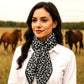 Snow Leopard Wild Rag Scarf 35"