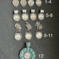 Sterling Silver Buffalo Nickel Pendant – Rope Border – Artist Jason Ogg