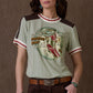 Decoder Ring Top t-shirt with cowboy boot graphic