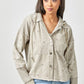 Star Embroidery Washed Jacket