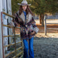 Plains Belted and Fur Jacket by Tasha Polizzi