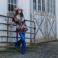 Plains Belted and Fur Jacket by Tasha Polizzi