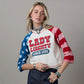 Lady Liberty Top in Bone by Double D Ranch