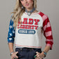 Lady Liberty Top in Bone by Double D Ranch
