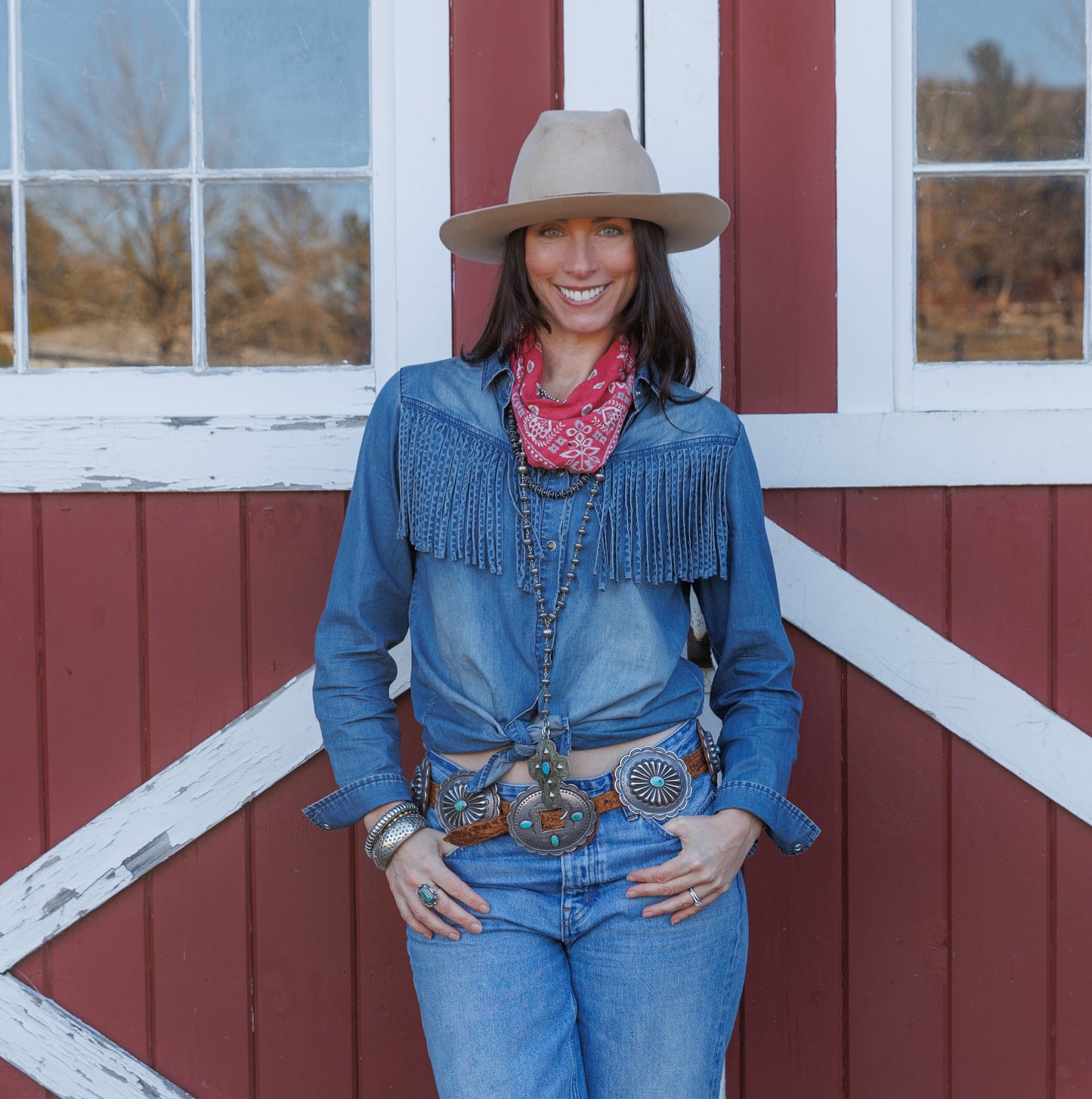 Hart Shirt in Washed Blue by Tasha Polizzi