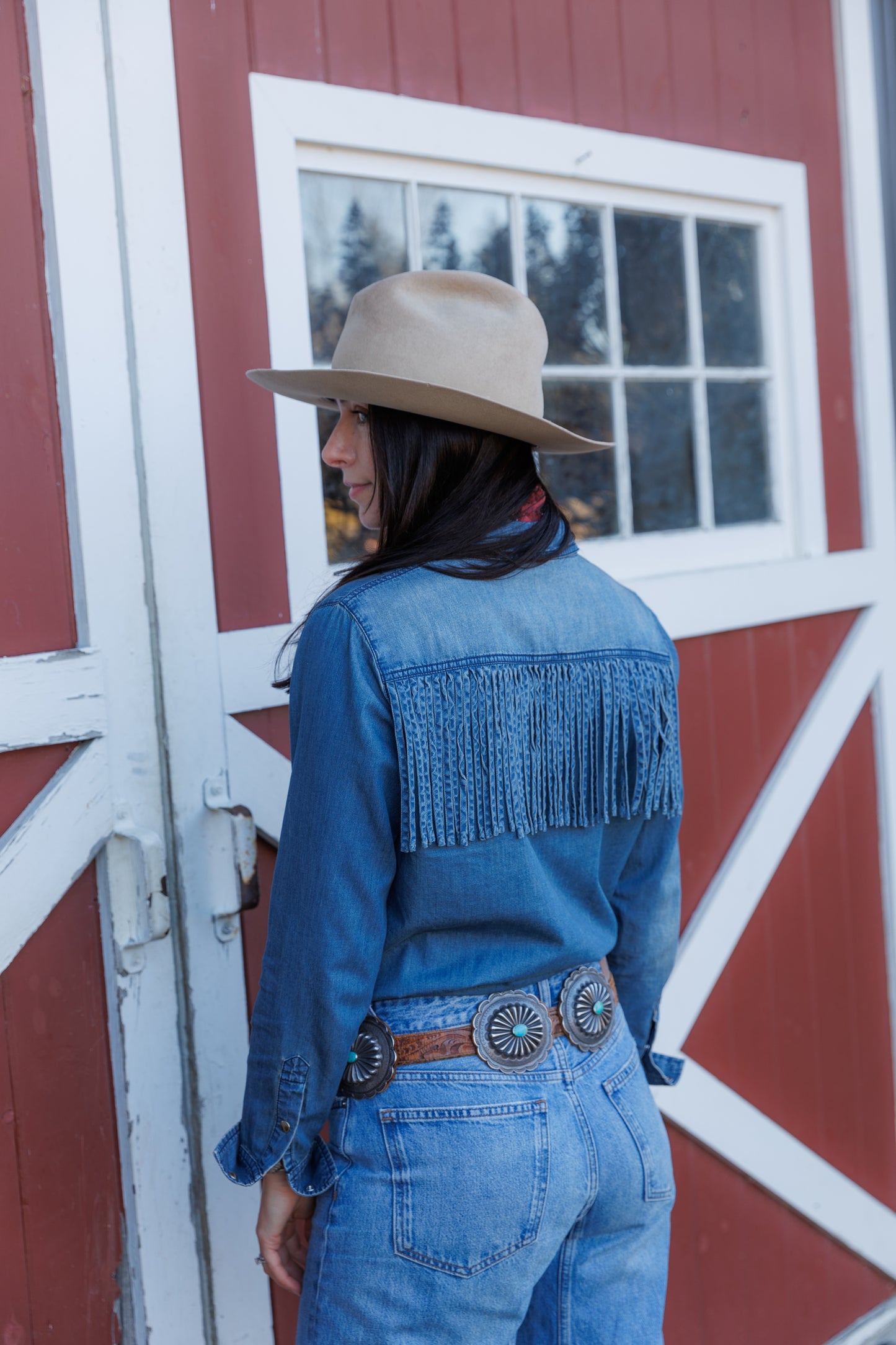 Hart Shirt in Washed Blue by Tasha Polizzi