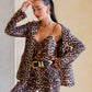 Kravitz Interlock Blazer Leopard by Care Tucker