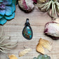 MJ Freeform Turquoise Pendant – Sterling Silver