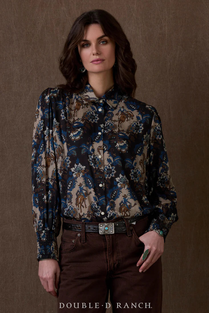 Dewitt's Damask Blouse by Double D Ranch