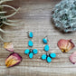 Big Dangle Earrings - Kingman Turquoise & Sterling Silver