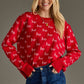 Red Ho Ho Ho Christmas Sweater