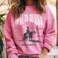 Wild West Wander Mineral Graphic Sweatshirt Pink