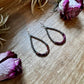 Purple Spiny Oyster Earrings – Sterling Silver Pearls