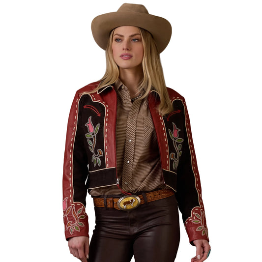 Tulip Time Jacket with floral embroidery