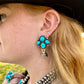 Complete Squash Blossom Set – Kingman Turquoise – Sterling Silver – Navajo Made by Wilson Dawes