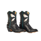 Black cowboy boots with butterfly design (4_9d1b0947)