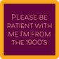 COASTER 1900'S | Funny Party Gift | Home Bar Decor
