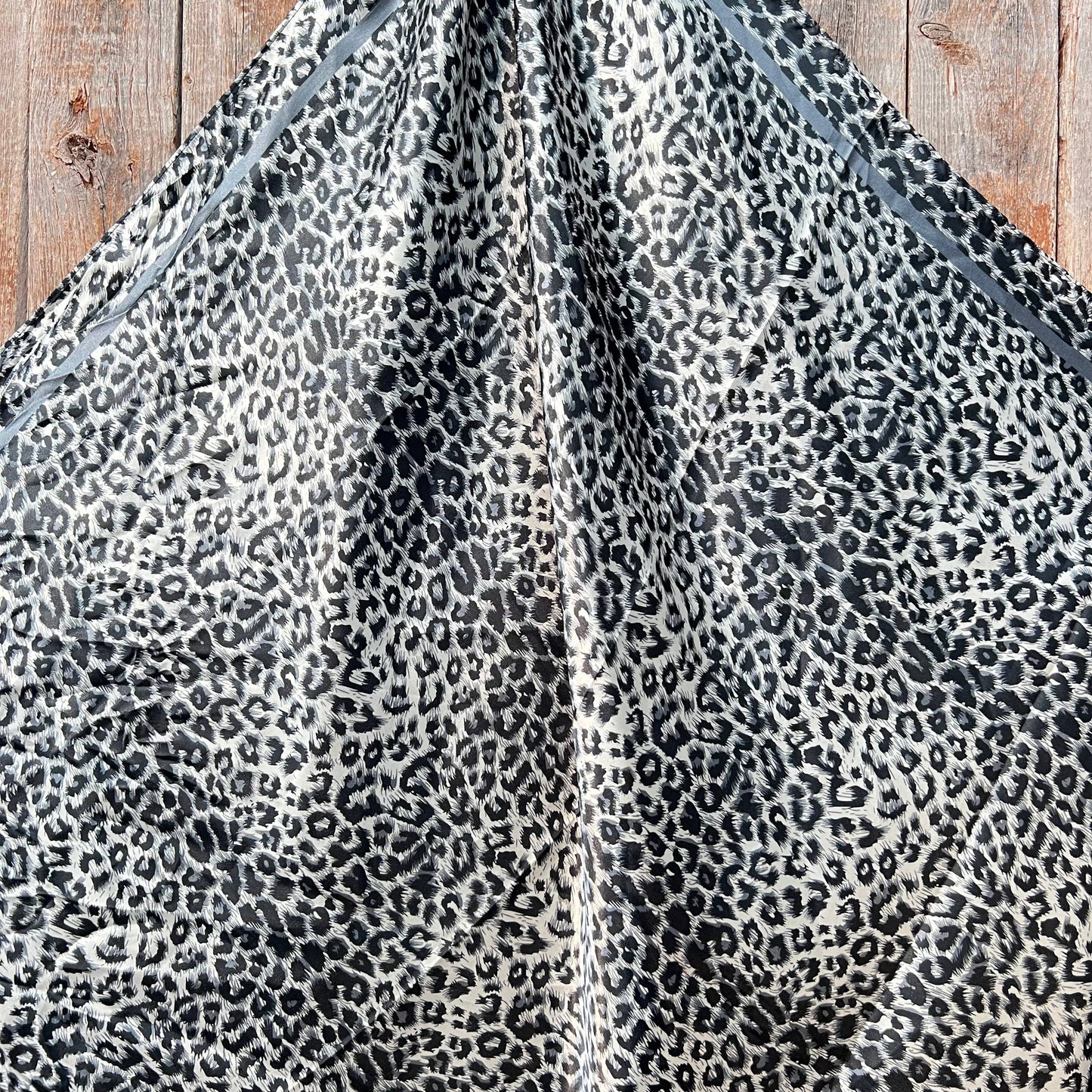Snow Leopard Wild Rag Scarf 35"