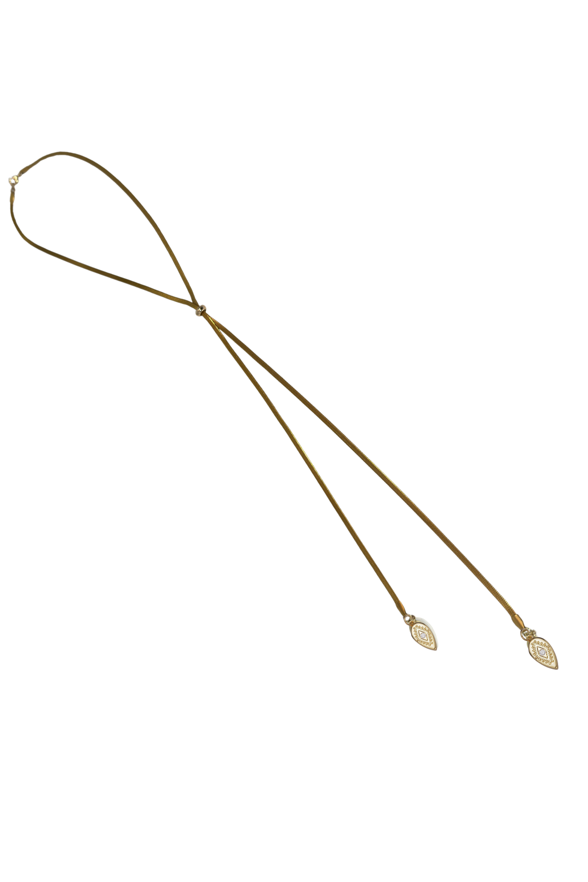 Herringbone Bolo Gold Necklace