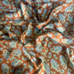Rust Turquoise Paisley Wild Rag
