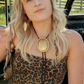 Decorative Brass Concho Earrings Lainey Wilson