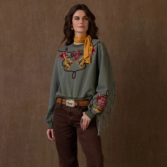 Diggers Sweatshirt Olive by Double D Ranch