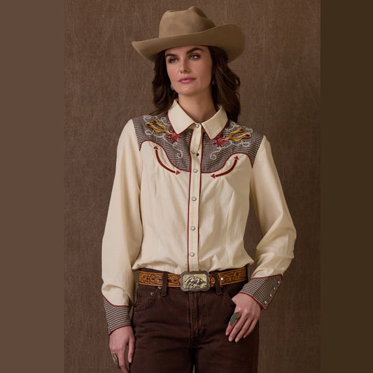 Woman in Wilder Rodeo Top