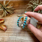 Snake Eye Hoop Earrings – Kingman Turquoise & Sterling Silver