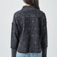 Star Embroidery Washed Jacket